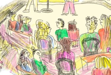 CVU Netwerkbijeenkomst - tekening door Tonke koppelaar