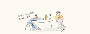Borrelen - tekening door Tonke Koppelaar